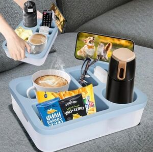 Couch Cup Holder Tray Sea Foam Green Silicone Couch Caddy NWT